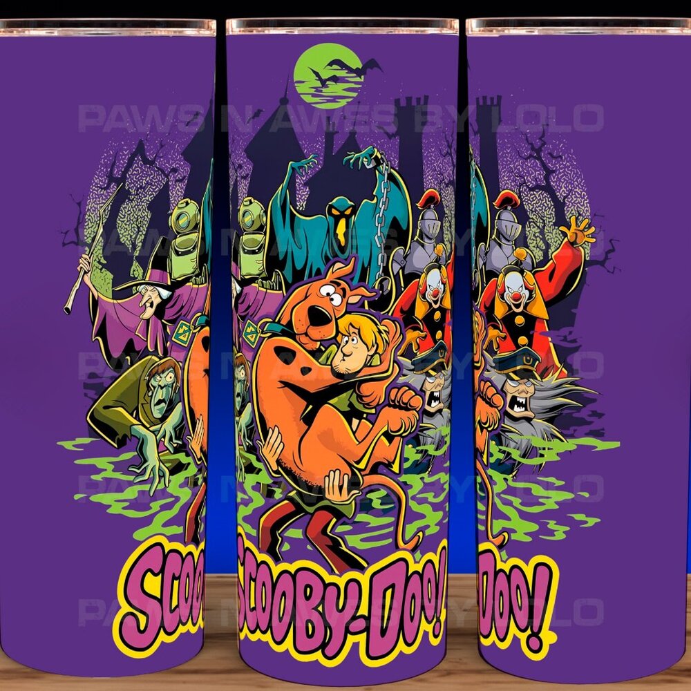 Scooby Doo & Shaggy Haunted Halloween Cup Mug Tumbler 20oz